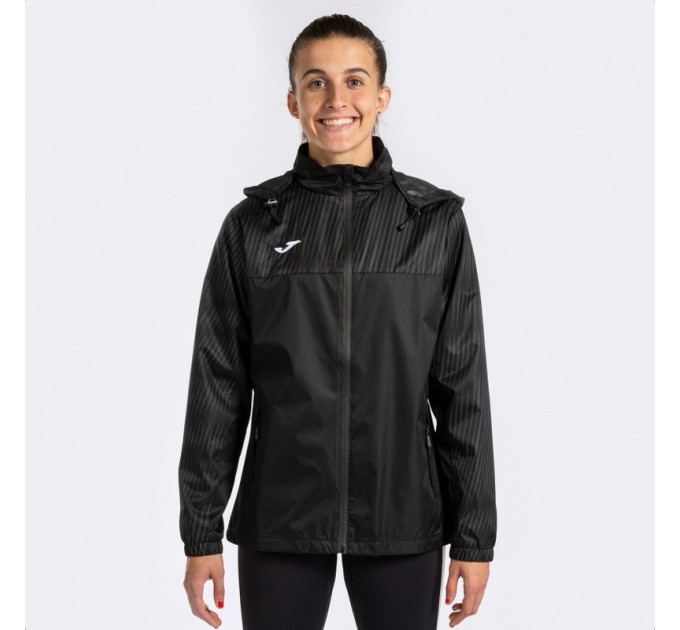 Жіноча вітровка Joma MONTREAL RAINCOAT чорний XL 901708.100 XL