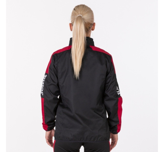 Жіноча вітровка Joma RAINJACKET CHAMPION IV BLACK-RED WOMAN чорний,червоний S 900382.106 S