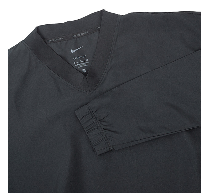 Жіноча Вітровка Nike W NK SWOOSH RUN JACKET Чорний L (DM7775-010 L)