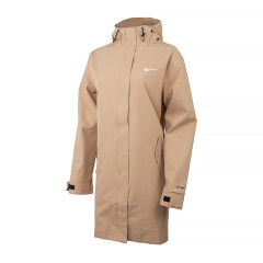 Жіноча Вітровка Nike W NSW ESSNTL SF WVN PRKA JKT Бежевий L (DM6245-200 L)