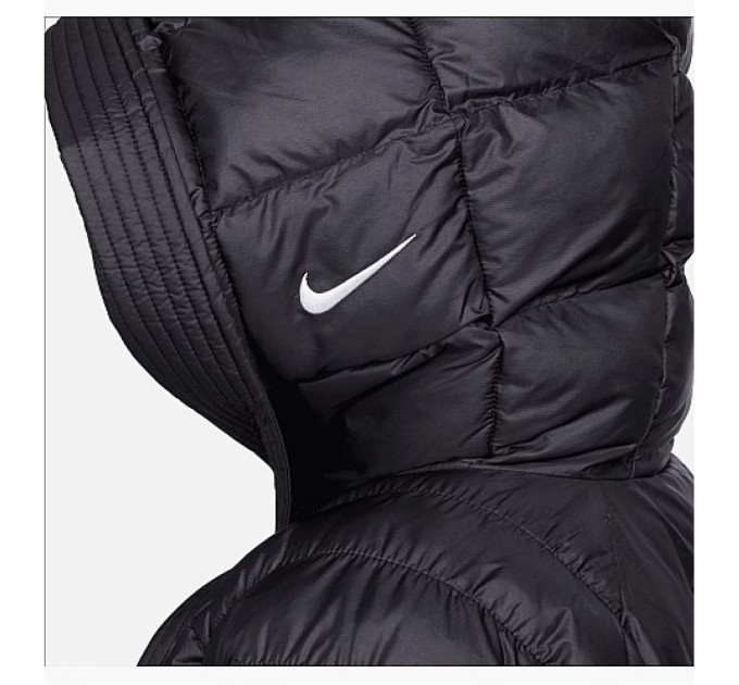 Жіноча Зимова куртка Nike W NSW ESSNTL PRIMA PUFFER Чорний M (7dFB8729-010 M)