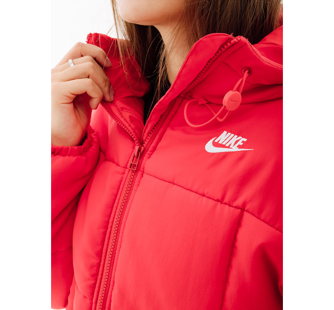 Жіноча Куртка Nike CLSC PUFFER Червоний L (7dFB7672-677 L)