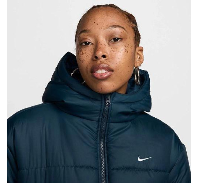 Жіноча Куртка Nike W NSW TF SNFL NK CLSC PRKA Темно-синій S (7dFZ5903-478 S)
