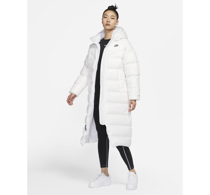 Жіноча Зимова куртка Nike W NSW TF CITY HD PARKA Білий XS (7dDH4081-100 XS)