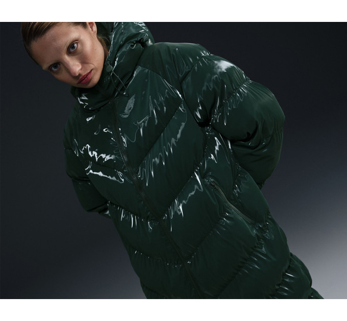 Жіноча Зимова куртка Nike W NSW TF OS SHN SNFL WNPFR PKA Зелений M (7dFV7827-338 M)