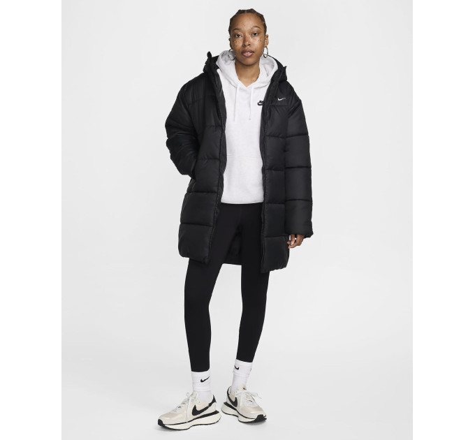 Жіноча Куртка Nike W Nsw Tf Snfl Nk Clsc Prka Чорний M (7dFZ5903-010 M)