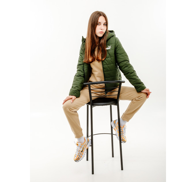 Жіноча Куртка Puma ESS Padded Jacket Хакі 2XS (7d84894031 2XS)