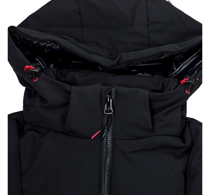 Жіноча Куртка CMP JACKET LONG ZIP HOOD Чорний XS (32K1516-U901 XS)