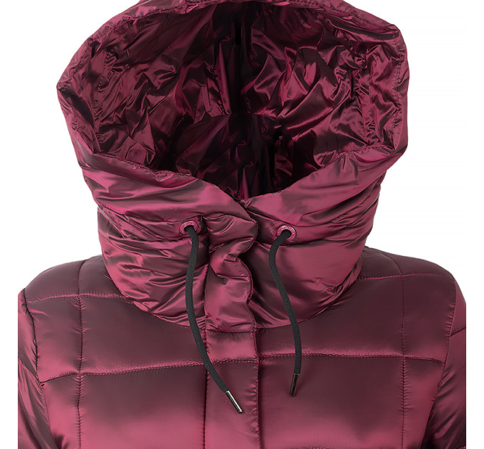 Жіноча Куртка CMP COAT FIX HOOD Бордовий XS (32K3136-C913 XS)