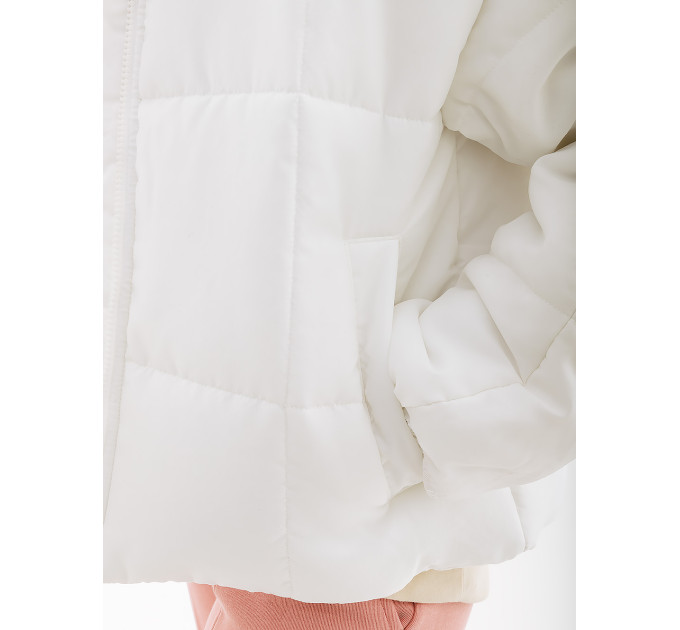 Жіноча Куртка Nike CLSC PUFFER Білий L (7dFB7672-100 L)