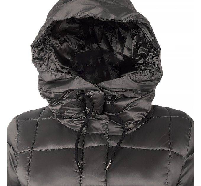 Жіноча Куртка CMP COAT FIX HOOD Сірий XS (32K3136-E910 XS)