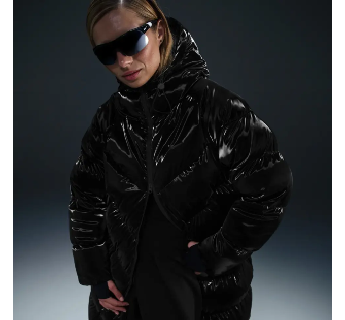 Жіноча Зимова куртка Nike W NSW TF OS SHN SNFL WNPFR PKA Чорний XS (7dFV7827-010 XS)