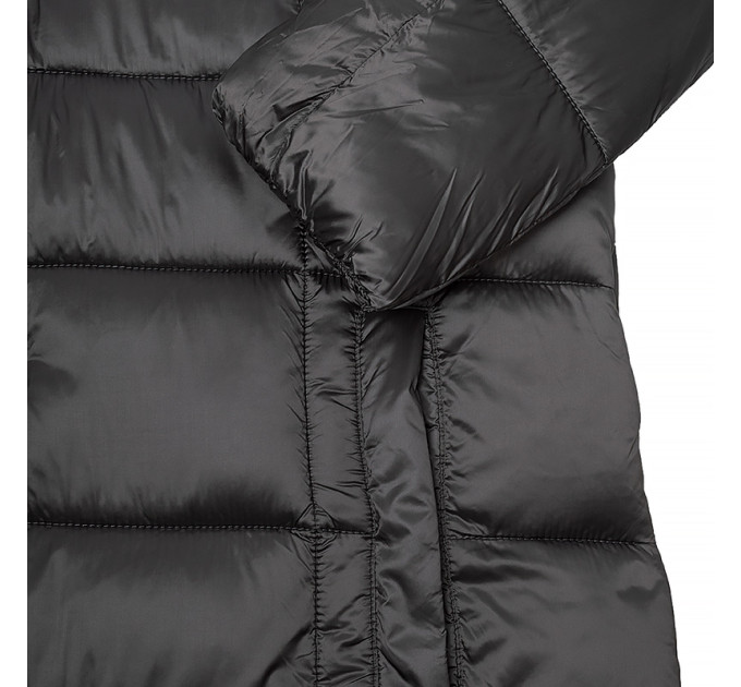 Жіноча Куртка CMP COAT FIX HOOD Сірий S (32K3136-E910 S)