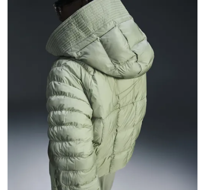 Жіноча Зимова куртка Nike W NSW ESSNTL PRIMA PUFFER Зелений XS (7dFB8729-370 XS)