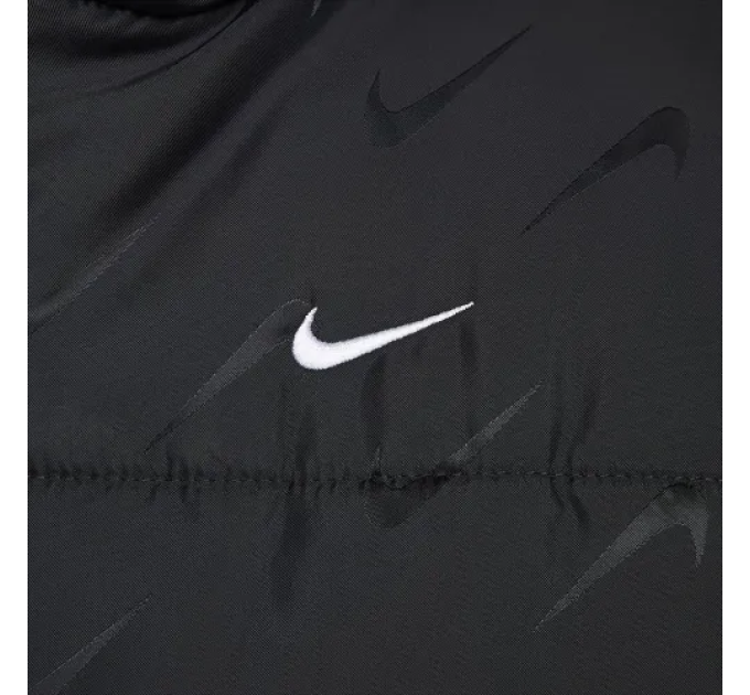 Жіноча Зимова куртка Nike W NSW TF SNFL NK CLSC PFR AOP Чорний L (7dFV7941-010 L)