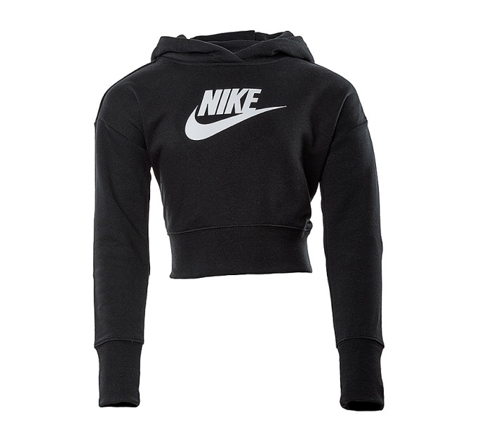 Дитяче Худі Nike G NSW CLUB FT CROP HOODIE HBR Чорний 146-156 (7dDC7210-010 146-156) Дитяче Худі Nike G NSW CLUB FT CROP HOODIE HBR Чорний 146-156 (7dDC7210-010 146-156)