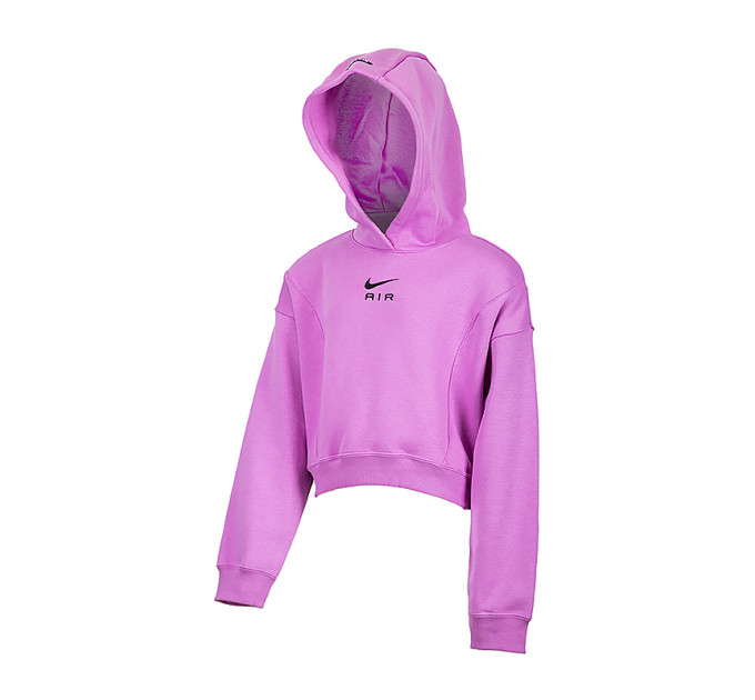 Дитяче Худі Nike G NSW AIR CROP HOODIE Фіолетовий L (DX5008-532)