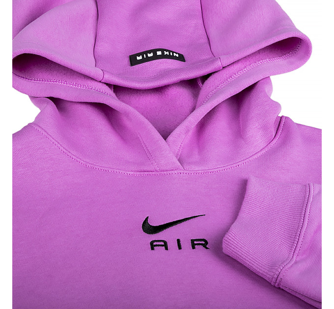 Дитяче Худі Nike G NSW AIR CROP HOODIE Фіолетовий XL (DX5008-532)