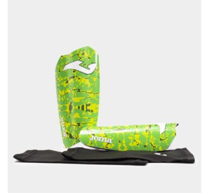 Щитки Joma SPARTAN зелений, жовтий Уні L (зріст 155-175 см) 401489.029 L