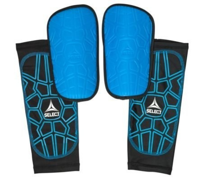 Щитки футбольні Select SHIN GUARD SUPER SAFE v23 синій, чорний Уні XS (зріст 134см) 647810-019