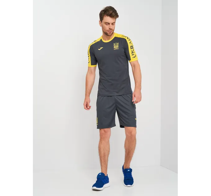 Шорти FED. FUTBOL UCRANIA Сірий M (AT102369B150)