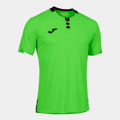Футболка JOMA GOLD IV SHORT SLEEVE T-SHIRT FLUOR GREEN BLACK зелений,чорний 2XL 102766.021 2XL