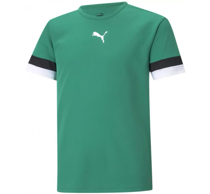 Дитяча Футболка Puma teamRISE Jersey Jr Зелений 128 см (704938-05 128 )