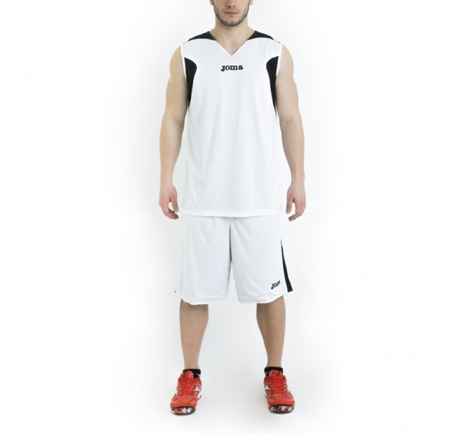 Баскетбольна форма Joma REVERSIBLE чорний,білий 3XL-4XL 1184.001 3XL-4XL
