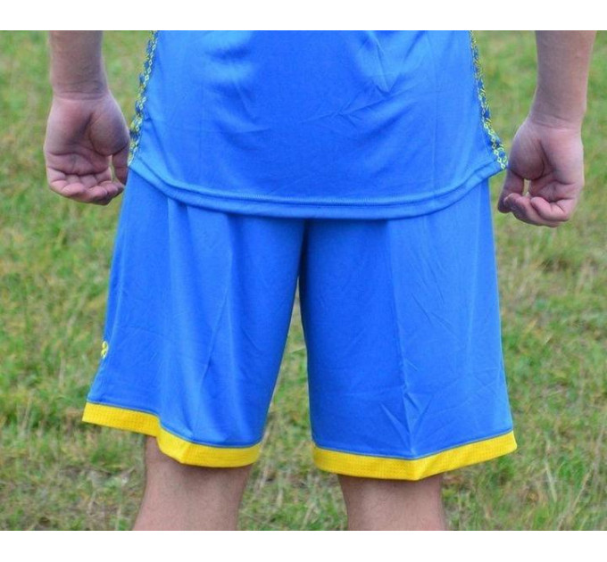 Шорти ігрові Joma UKRAINE синій S (сезон 2018-2019) FFU105021.18 S