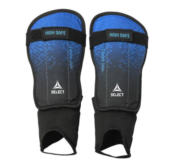 Щитки футбольні Select SHIN GUARD HIGH SAFE v23 синій, чорний Уні XS (зріст 116-134 см) 647320-212 XS