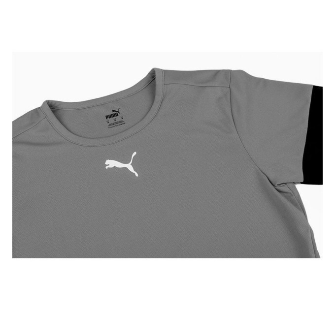 Футболка Puma teamRISE Jersey Jr сірий Діт 116 см 704938-13 116