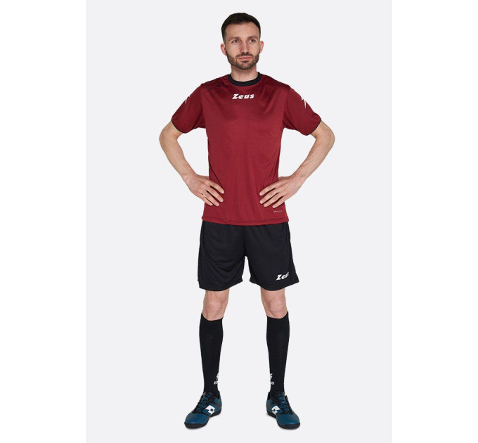 Футболка Zeus SHIRT MIDA бордовий,чорний 3XL Z01367 3XL