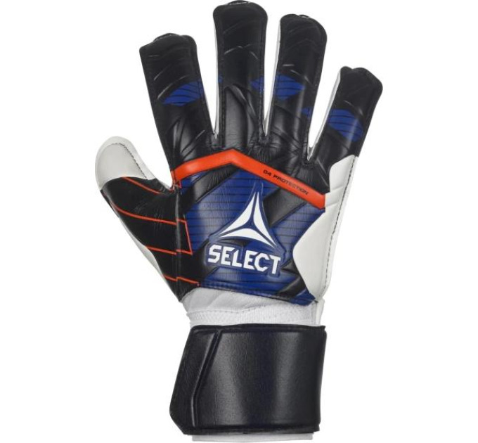 Рукавички воротарські Select GOALKEEPER GLOVES 04 PROTECTION v24 синій, білий Діт 4 601041-202 4