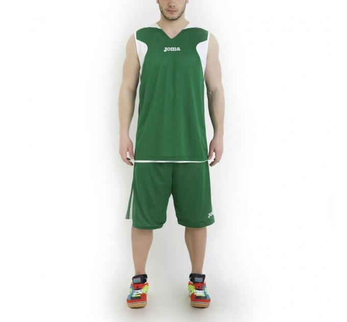Баскетбольна форма Joma REVERSIBLE Білий Зелений XL/2XL (1184.452 XL/2XL)