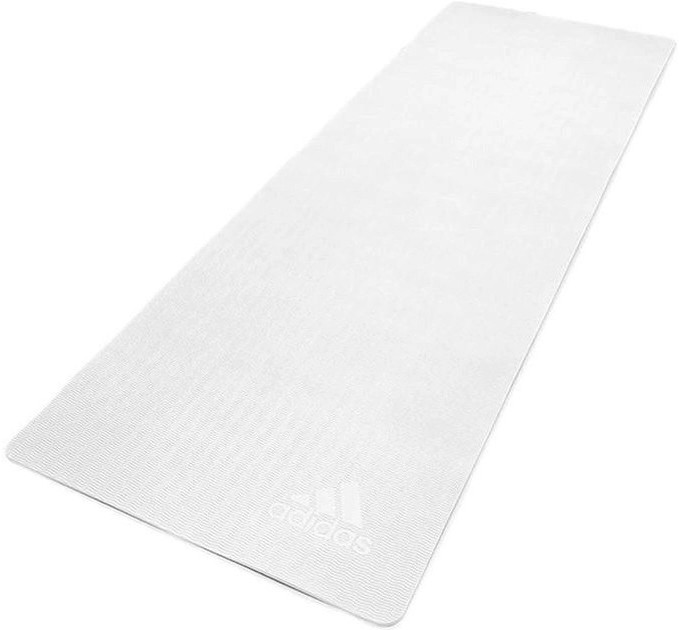 Килимок для йоги Adidas Premium Yoga Mat білий Уні 176 х 61 х 0,5 см ADYG-10300WH