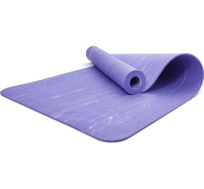 Двосторонній килимок для йоги Reebok Camo Yoga Mat фіолетовий Уні 173 х 61 х 0,5 см RAYG-11045PL