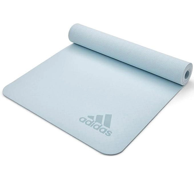 Килимок для йоги Adidas Premium Yoga Mat сітло-блакитний Уні 176 х 61 х 0,5 см ADYG-10300BL