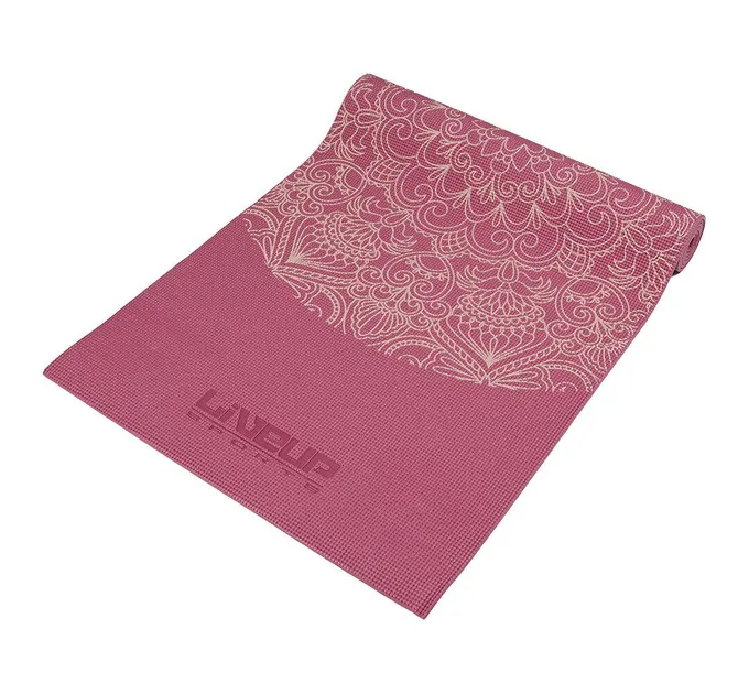 Йога-коврик PVC PRINTED YOGA MAT Фіолетовий 173х61х0.6см (LS3231C-06r)