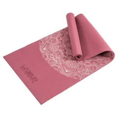 Йога-коврик PVC PRINTED YOGA MAT Фіолетовий 173х61х0.6см (LS3231C-06r)