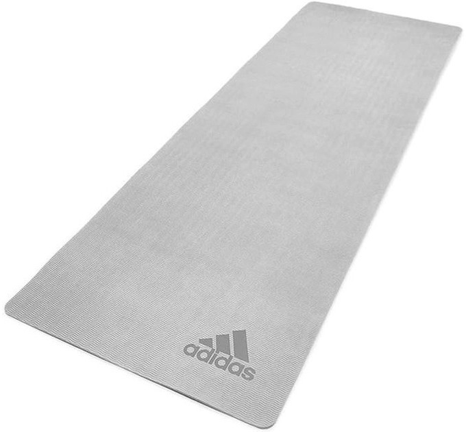 Килимок для йоги Adidas Premium Yoga Mat сірий Уні 176 х 61 х 0,5 см ADYG-10300GR