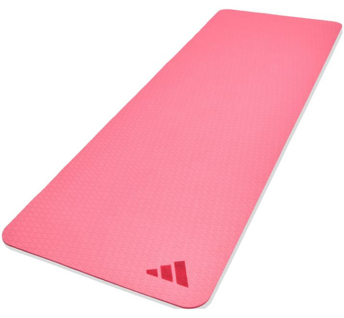 Двосторонній килимок для йоги Adidas Yoga Mat рожевий Уні 176 х 61 х 0,4 см ADYG-10001PF