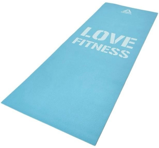 Килимок для йоги Reebok Fitness Mat блакитний Уні 173 х 61 х 0,4 см RAMT-11024BLL