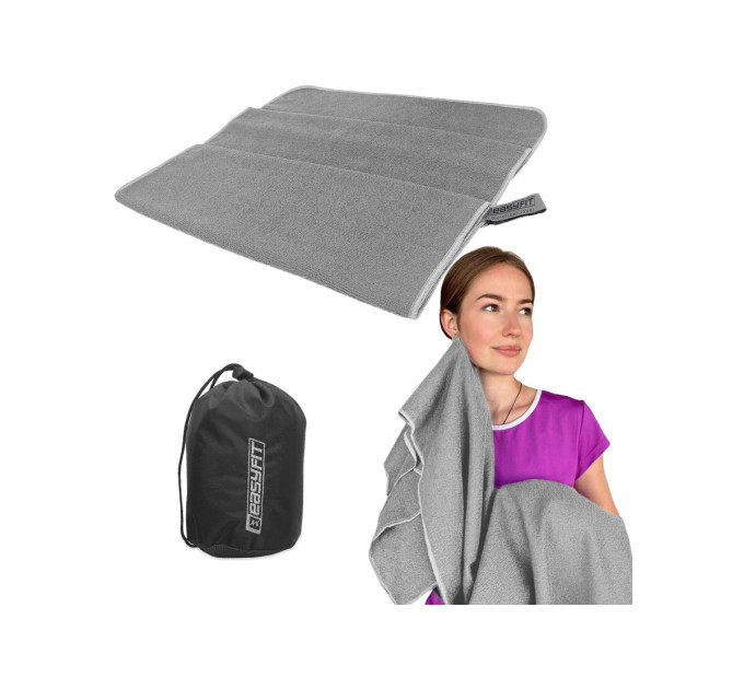 Рушник із мікрофібри 90х50 см EasyFit EagleWing в сумочці Рушник із мікрофібри 90х50 см EasyFit EagleWing в сумочці