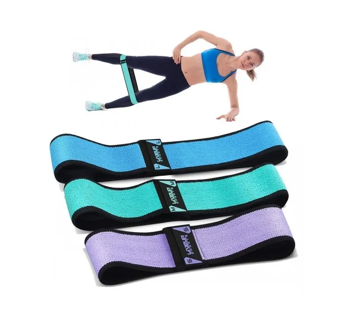 Фітнес гумка LiveUP HIP BAND фіолетовий S-320x80мм LS3629-S