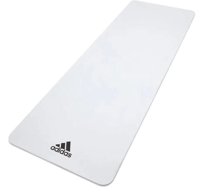 Килимок для йоги Adidas Yoga Mat білий Уні 176 х 61 х 0,8 см ADYG-10100WH