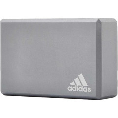 Блок для йоги Adidas Yoga Block сірий Уні 22.8x15.2x7.6 см ADYG-20100FOAM