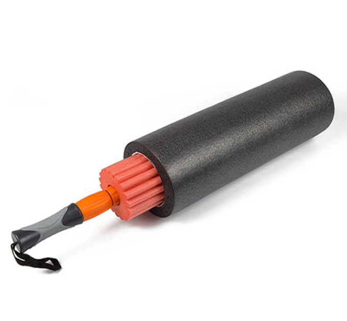 Масажний ролик EasyFit TIO 3 в 1 Чорний-помаранчевий