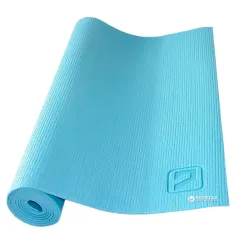 Килимок для йоги LiveUP PVC YOGA MAT блакитний 173x61x0.4см LS3231-04b