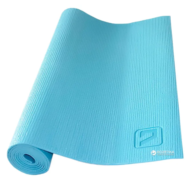 Килимок для йоги LiveUP PVC YOGA MAT блакитний 173x61x0.4см LS3231-04b Килимок для йоги LiveUP PVC YOGA MAT блакитний 173x61x0.4см LS3231-04b