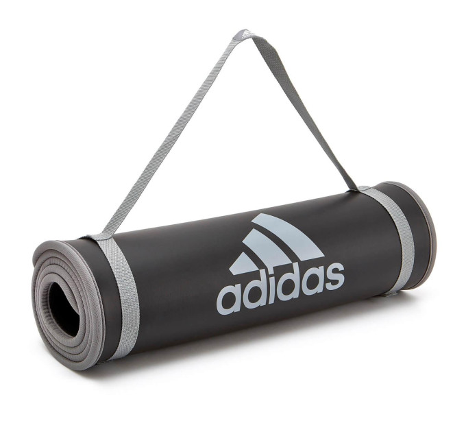 Килимок для тренуваннь Adidas Trainingsmatte чорний, сірий Уні 183х61х1 ADMT-12235GR